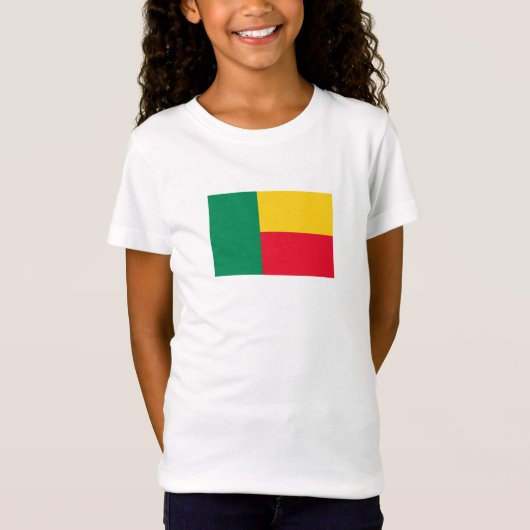 Patriottische vlag van Benin T-shirt (Voorkant)