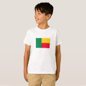 Patriottische vlag van Benin T-shirt (Voorkant volledig)