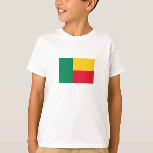 Patriottische vlag van Benin T-shirt (Voorkant)
