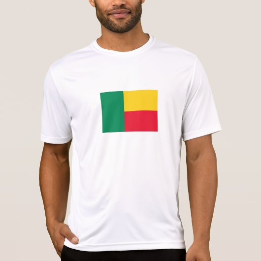 Patriottische vlag van Benin T-shirt (Voorkant)