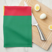 Patriottische vlag van Benin Theedoek (Quarter Fold)