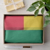 Patriottische Vlag van Benin Tissuepapier (Geschenk)