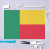 Patriottische Vlag van Benin Tissuepapier (Craft)