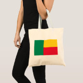 Patriottische vlag van Benin Tote Bag (Voorkant (product))