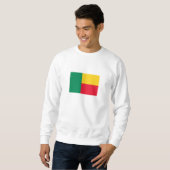 Patriottische vlag van Benin Trui (Voorkant volledig)