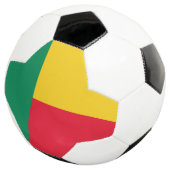 Patriottische vlag van Benin Voetbal (Drie kwart)