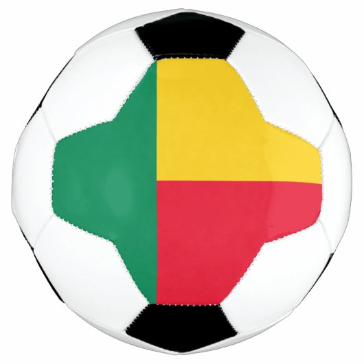 Patriottische vlag van Benin Voetbal (Voorkant)