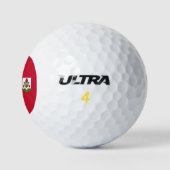 Patriottische vlag van Bermuda Golfballen (Logo)