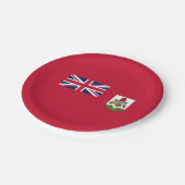 Patriottische vlag van Bermuda Papieren Bordje (Gekanteld)