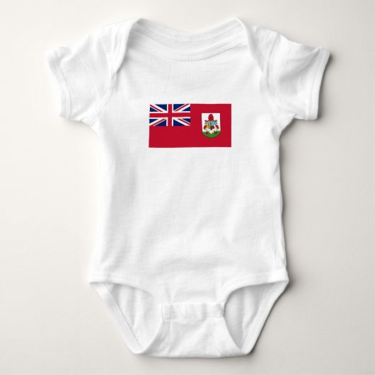 Patriottische vlag van Bermuda Romper (Voorkant)