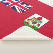 Patriottische vlag van Bermuda Sherpa Deken (3/4)