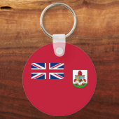 Patriottische vlag van Bermuda Sleutelhanger (Voorkant)