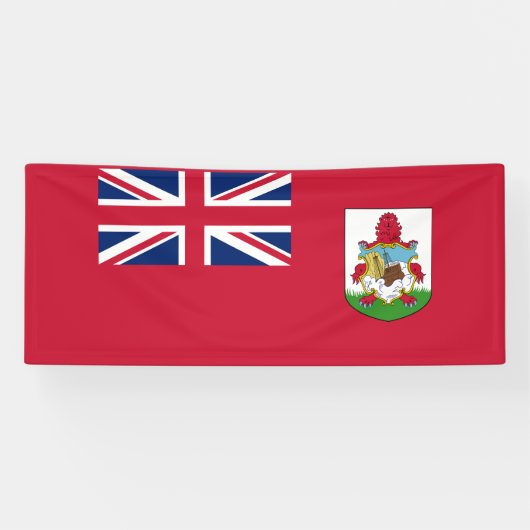 Patriottische vlag van Bermuda Spandoek (Horizontaal)