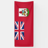 Patriottische vlag van Bermuda Spandoek (Verticaal)