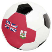 Patriottische vlag van Bermuda Voetbal (Drie kwart)