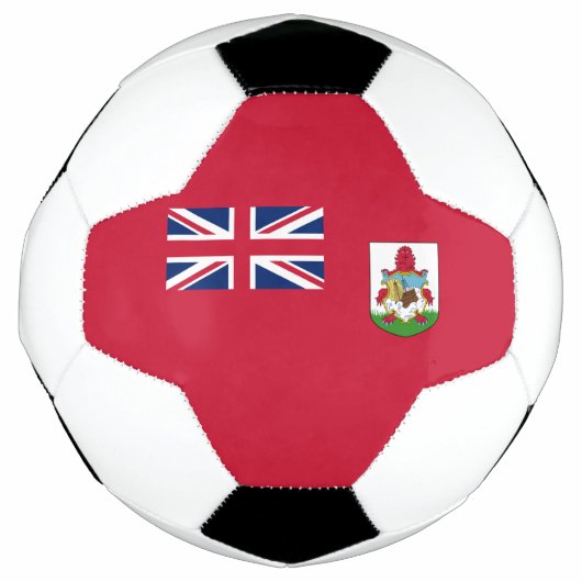 Patriottische vlag van Bermuda Voetbal (Voorkant)