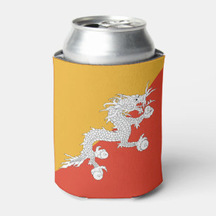 Patriottische vlag van Bhutan Blikjeskoeler