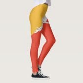Patriottische vlag van Bhutan Leggings (Rechts)