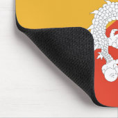 Patriottische vlag van Bhutan Muismat (Hoek)