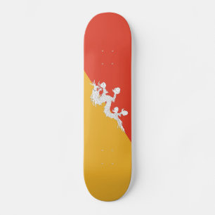 Patriottische vlag van Bhutan Persoonlijk Skateboard