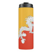 Patriottische vlag van Bhutan Thermosbeker (Voorkant)