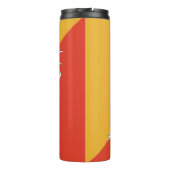 Patriottische vlag van Bhutan Thermosbeker (Achterkant)