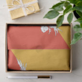 Patriottische vlag van Bhutan Tissuepapier (Geschenk)