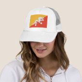 Patriottische vlag van Bhutan Trucker Pet (In situ)