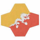 Patriottische vlag van Bhutan Voetbal (Enkel)