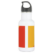 Patriottische vlag van Bhutan Waterfles (Achterkant)
