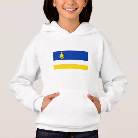 Patriottische vlag van Boerjatië (Voorkant)