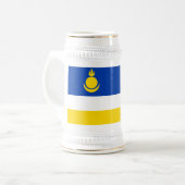 Patriottische vlag van Boerjatië Bierpul (Voorkant links)