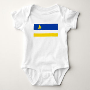 Patriottische vlag van Boerjatië Romper