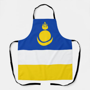 Patriottische vlag van Boerjatië Schort