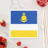 Patriottische Vlag van Boerjatië Servet (Insitu)