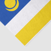 Patriottische vlag van Boerjatië Tissuepapier (Detail)