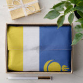 Patriottische vlag van Boerjatië Tissuepapier (Geschenk)