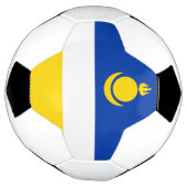 Patriottische vlag van Boerjatië Voetbal (Gedraaid)