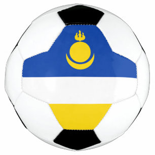 Patriottische vlag van Boerjatië Voetbal
