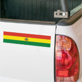 Patriottische vlag van Bolivia Bumpersticker (Op Truck)