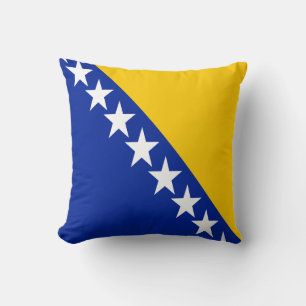 Patriottische vlag van Bosnië en Herzegovina Kussen