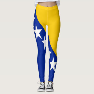 Patriottische vlag van Bosnië en Herzegovina Leggings
