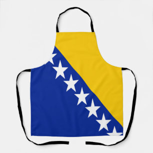 Patriottische vlag van Bosnië en Herzegovina Schort
