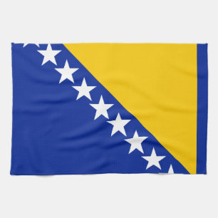 Patriottische vlag van Bosnië Herzegovina Theedoek