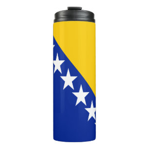 Patriottische vlag van Bosnië Herzegovina Thermosbeker