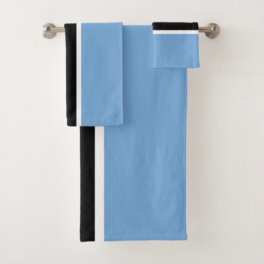 Patriottische vlag van Botswana Bad Handdoek (Insitu)