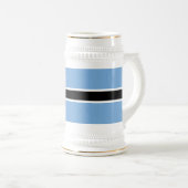 Patriottische vlag van Botswana Bierpul (Voorkant rechts)
