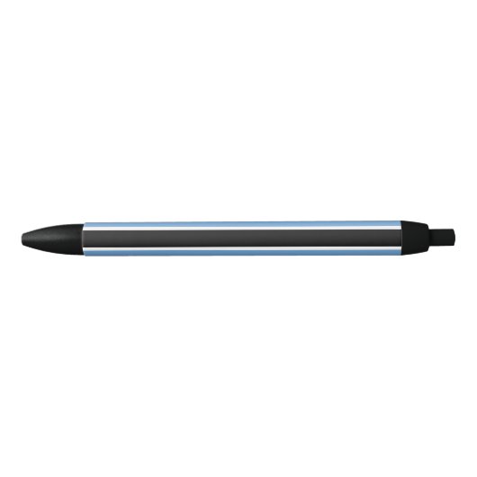 Patriottische vlag van Botswana Blauwe Inkt Pen (Voorkant)