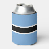 Patriottische vlag van Botswana Blikjeskoeler (Blikje Voorkant)