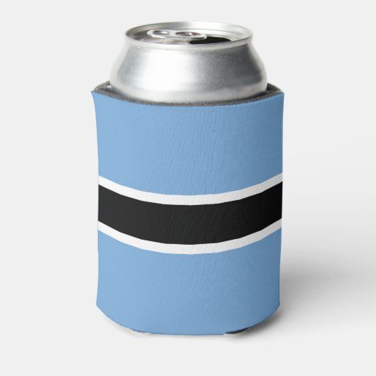 Patriottische vlag van Botswana Blikjeskoeler (Blikje Achterkant)
